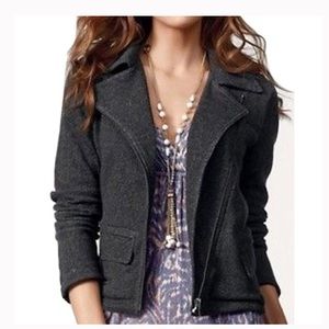 CABI Cross Zip Moto Sweater